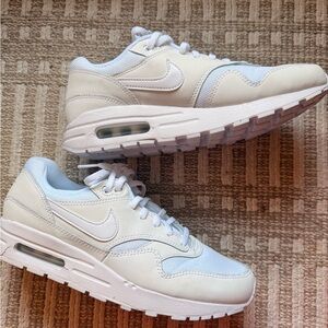 Nike Cream and White Air Max Sneakers
